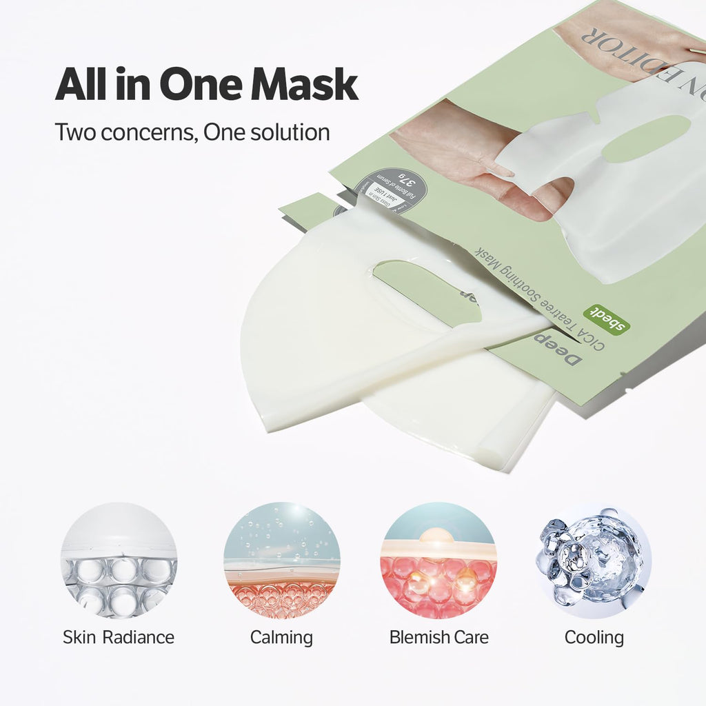 Sungboon Editor Deep Collagen CICA Teatree Soothing Mask