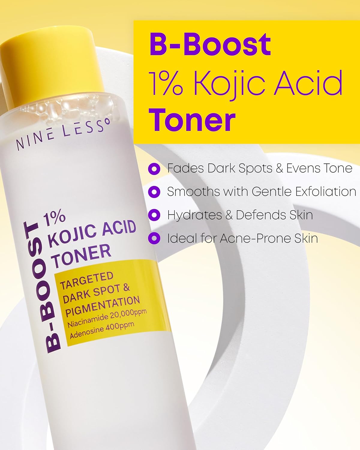 NINELESS B-Boost 1% Kojic Acid Toner
