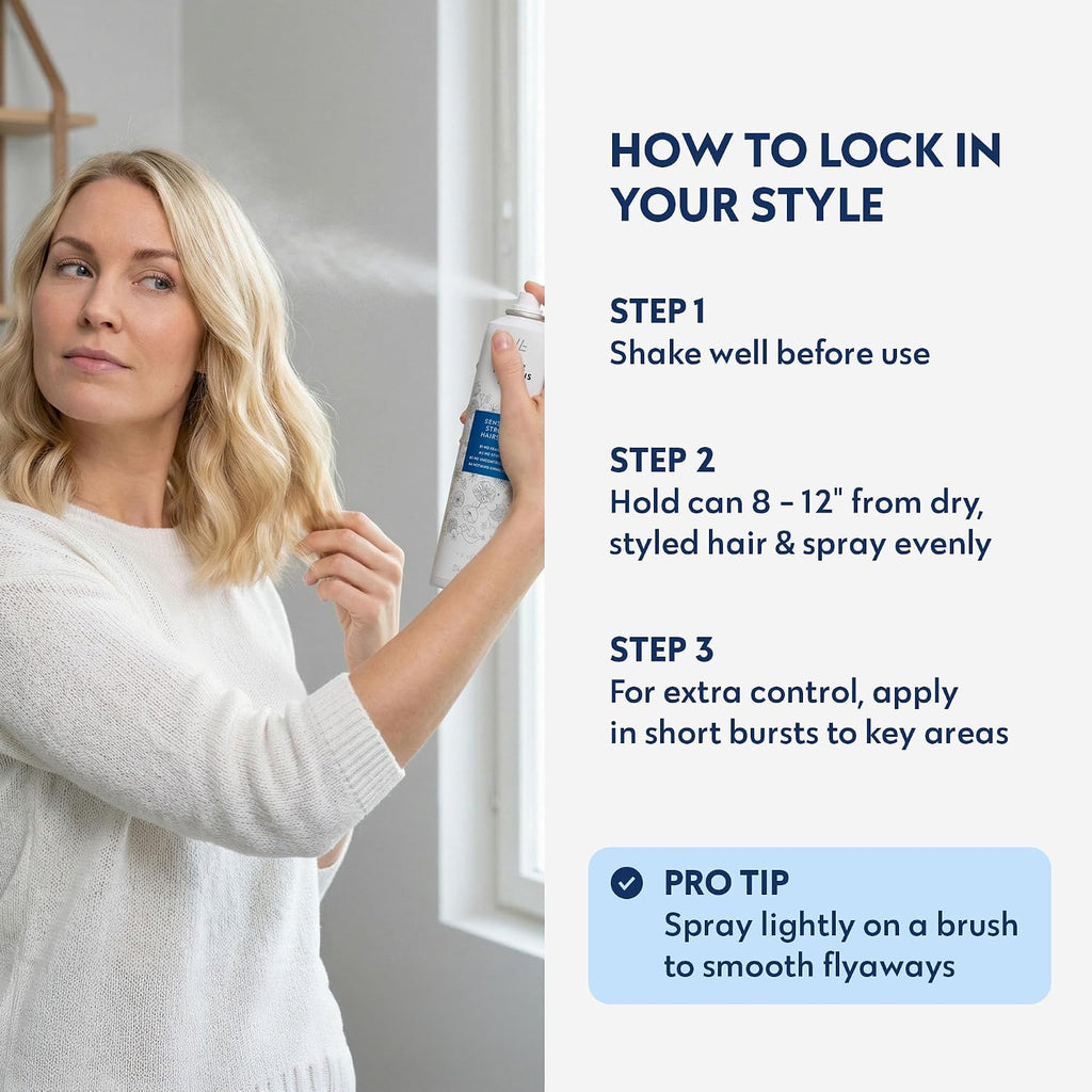 Sensitive Strong Hold Hairspray