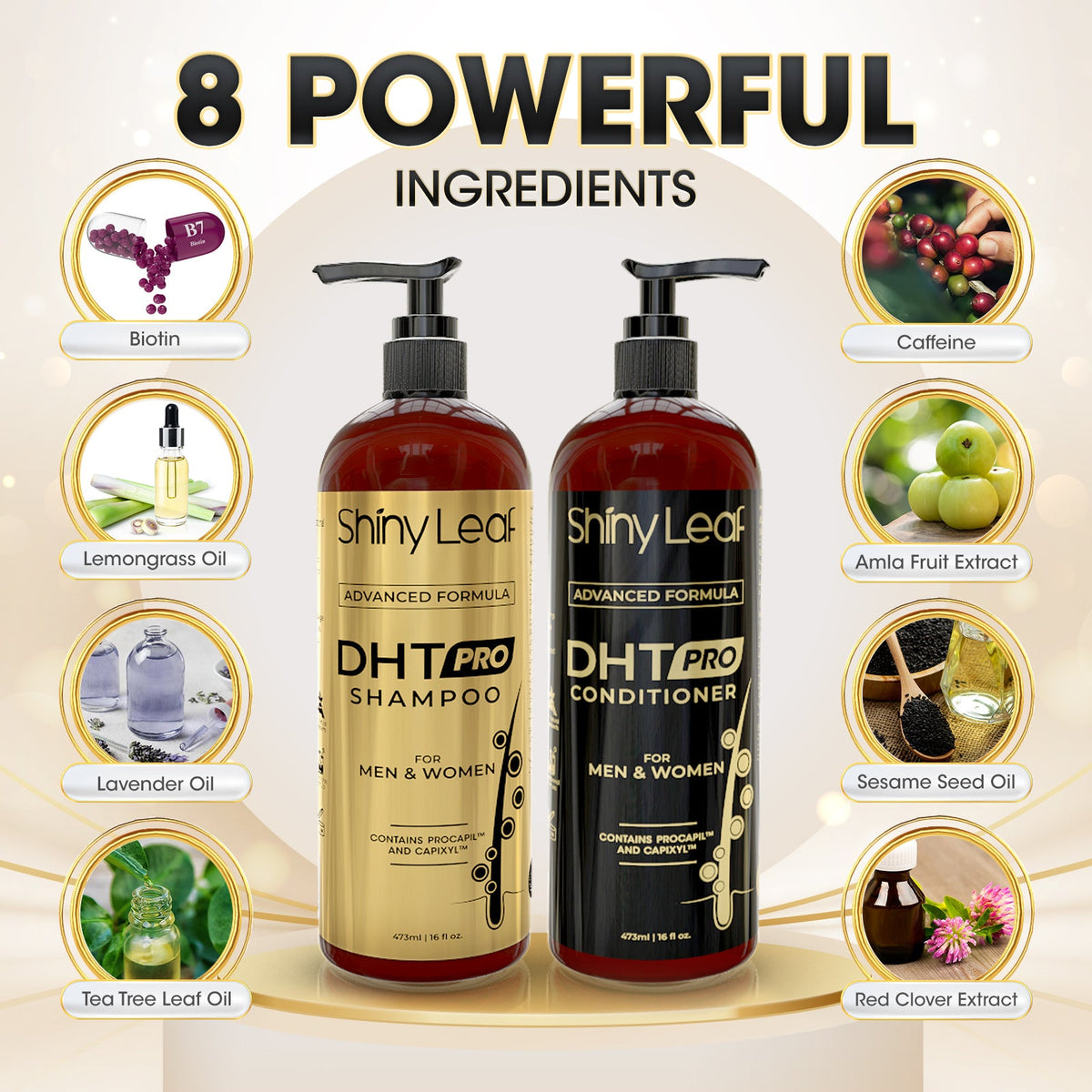 Bariatric Multivitamin with Iron With DHT Pro Shampoo and Conditioner Hair Care Bundle