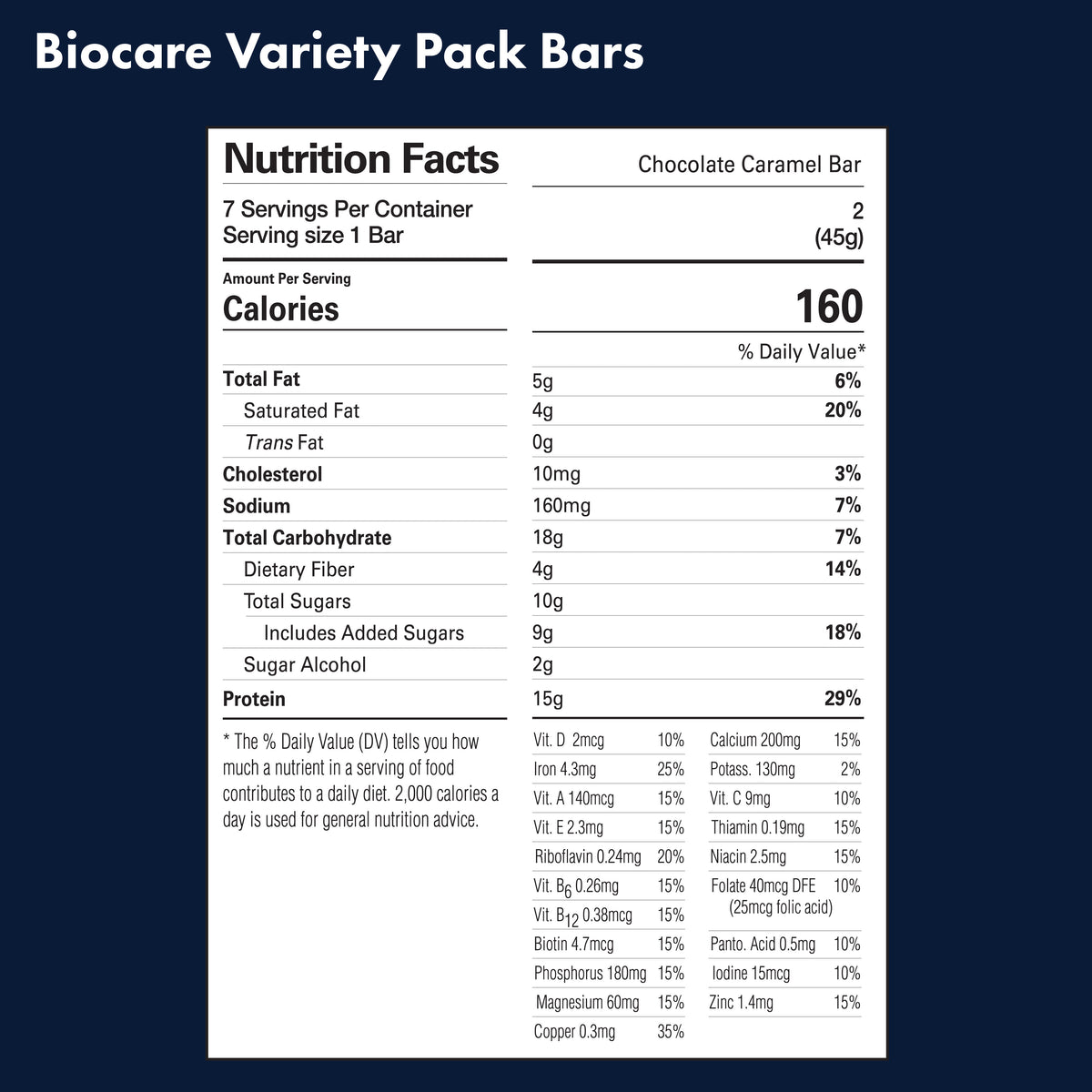 15G Protein Bars Variety Pack (7-Count)