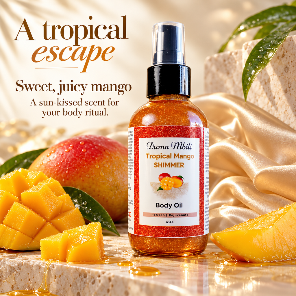 Tropical Mango Shimmer Body Oil