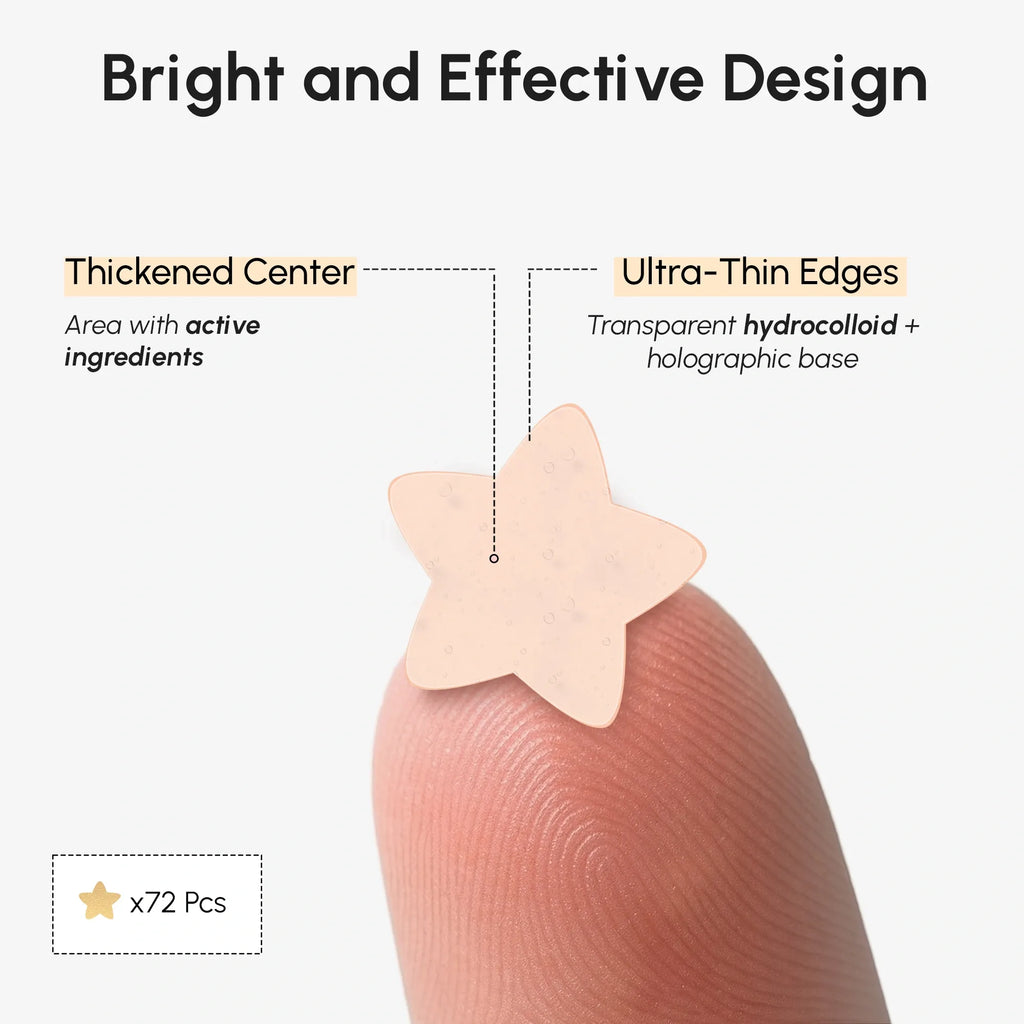 Gold Star Pimple & Acne Patches