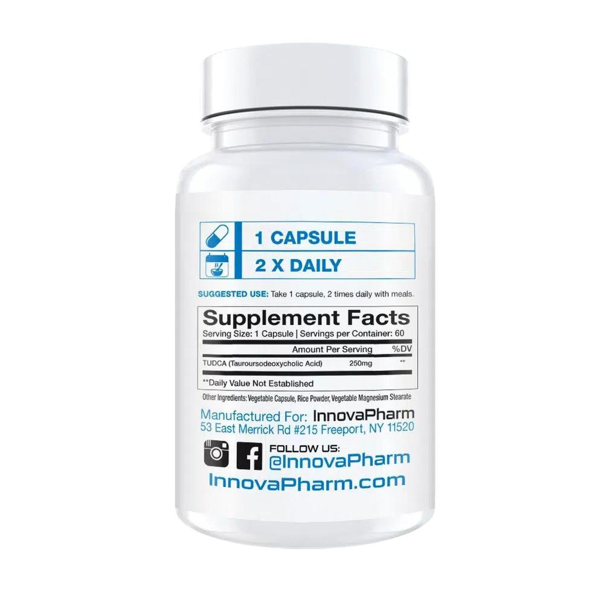 InnovaPharm Tudca, 60 capsules