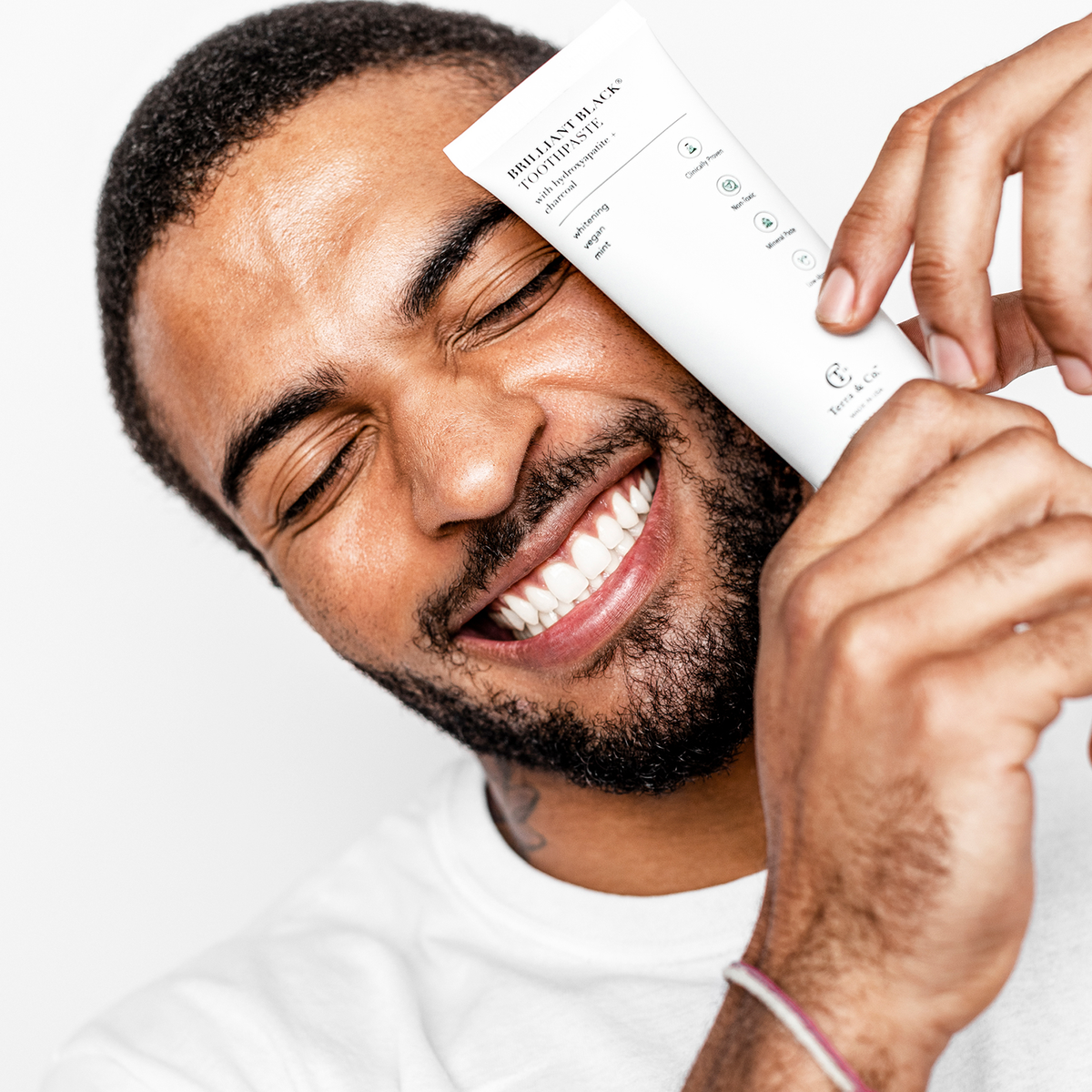 Brilliant Black® Whitening Toothpaste with Hydroxyapatite & Charcoal 3.4 oz