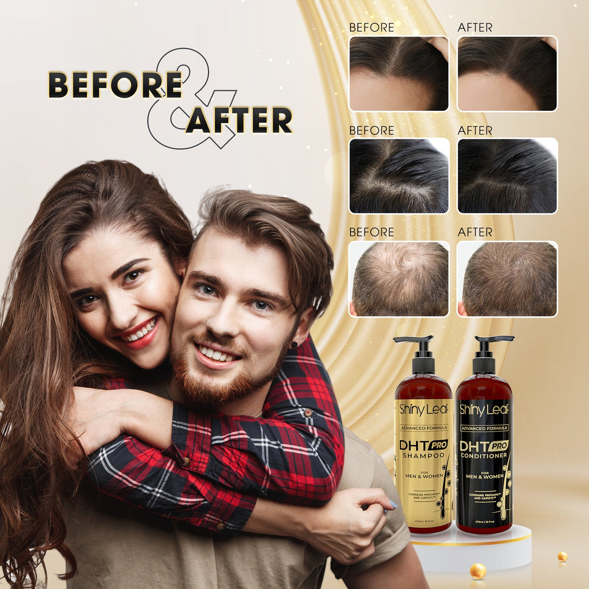 Bariatric Multivitamin with Iron With DHT Pro Shampoo and Conditioner Hair Care Bundle