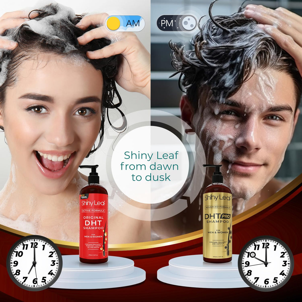 DHT Pro Shampoo and DHT Original Shampoo Bundle