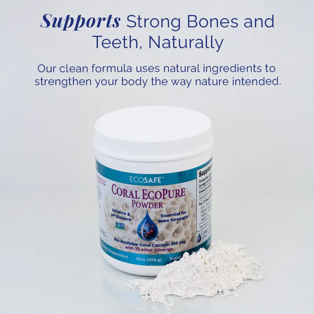 EcoPure Pure Coral Calcium Powder – 454 Grams