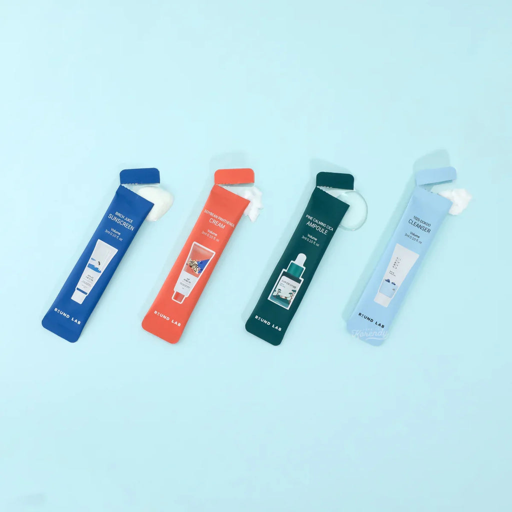 Round Lab Stick Pouch Kit