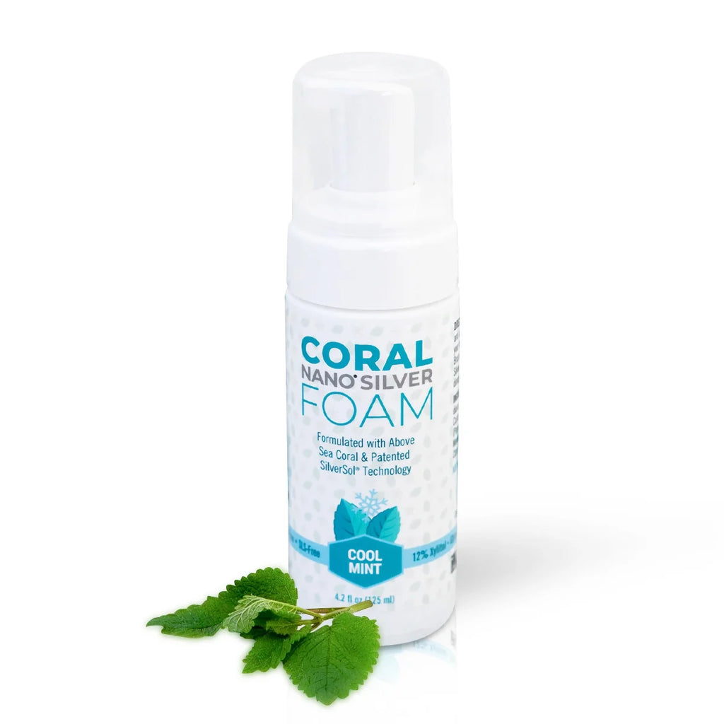 Fluoride Free Foaming Mint Toothpaste with Nano Silver & Xylitol