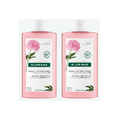 Klorane Peony Shampoo Twin Pack for Sensitive Scalp