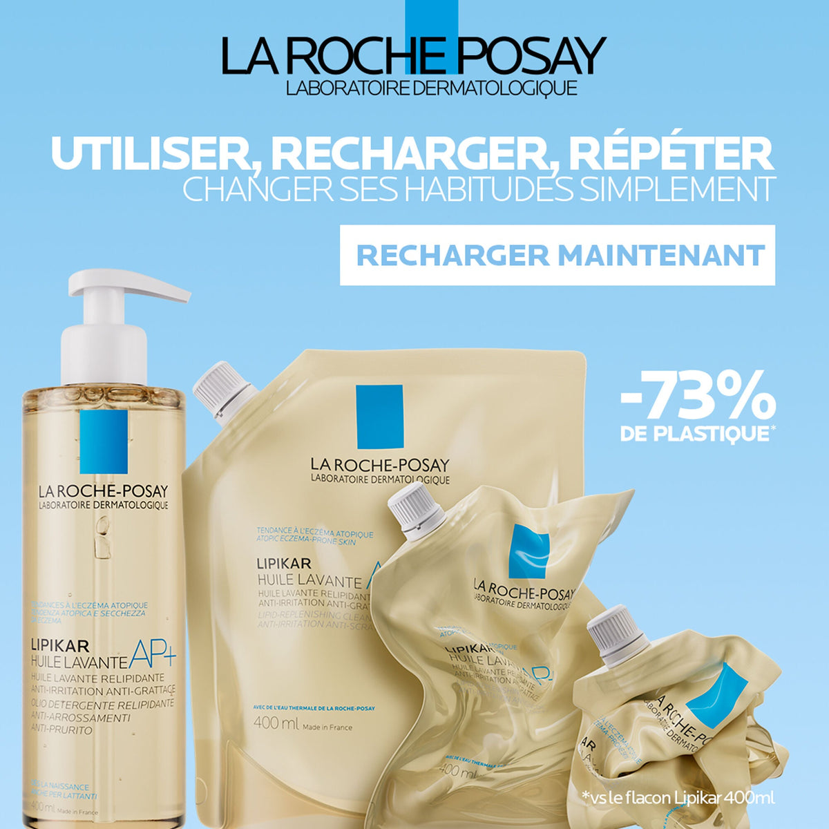 La Roche-Posay Lipikar Cleansing Oil AP+ Refill