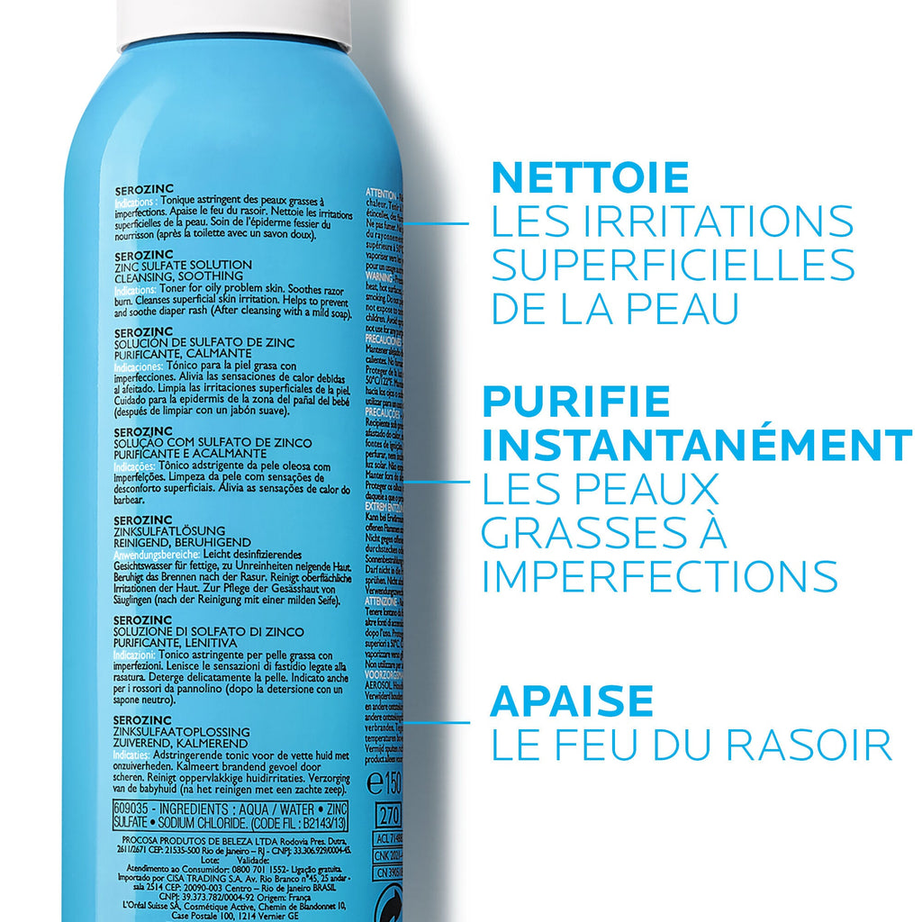 La Roche-Posay Serozinc Zinc Sulfate Toning Mist