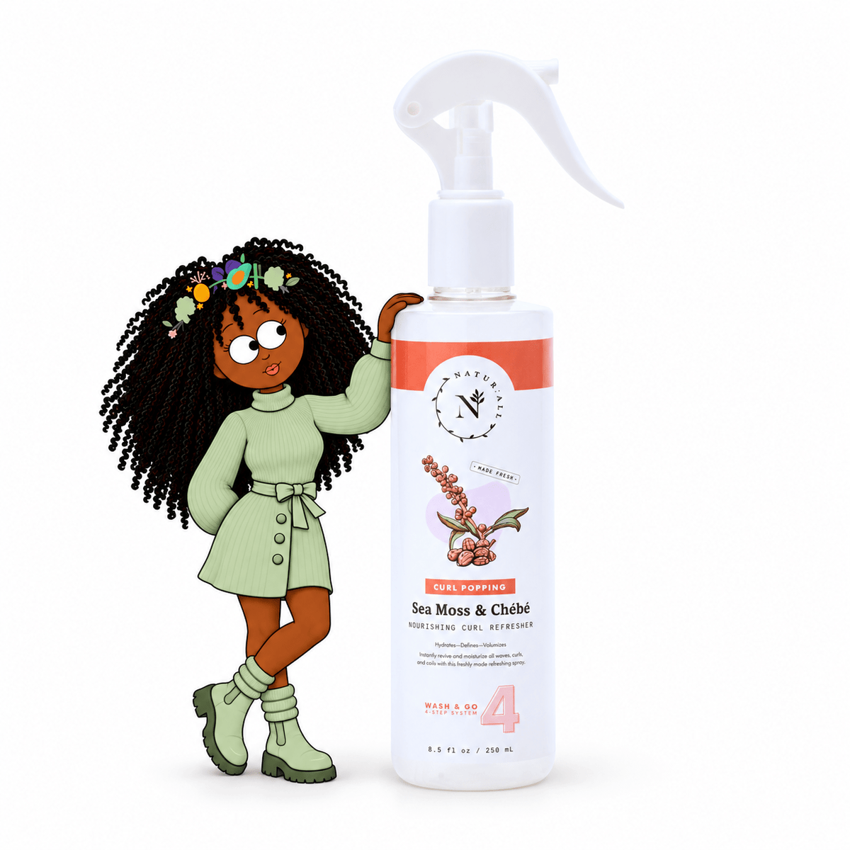 Sea Moss & Chebe Curl Refresher Spray